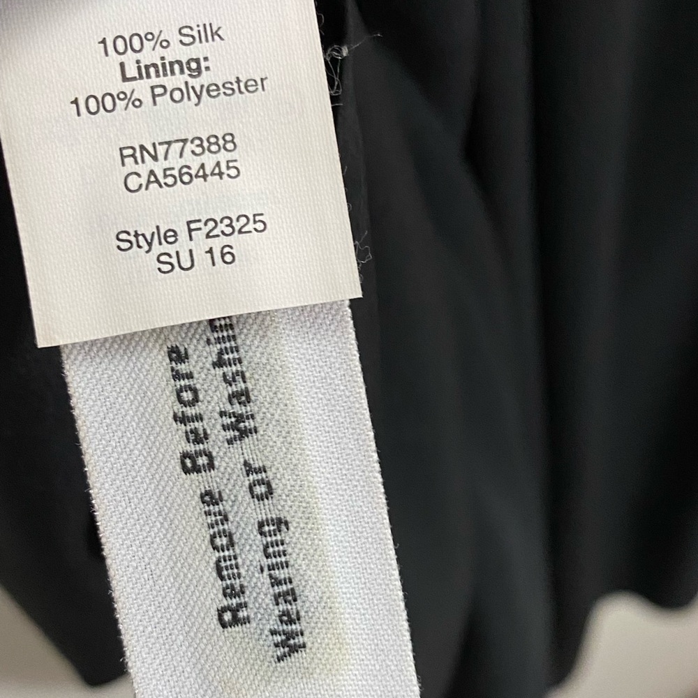 100% Silk Tie-back Madewell Dress Size Medium - Picture 5 of 5